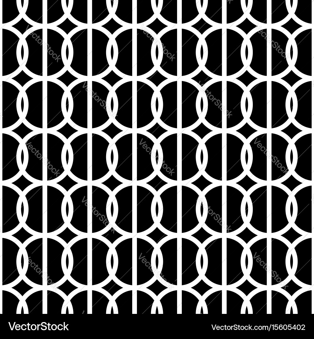 Simple repeating texture with circles and vertical vector image