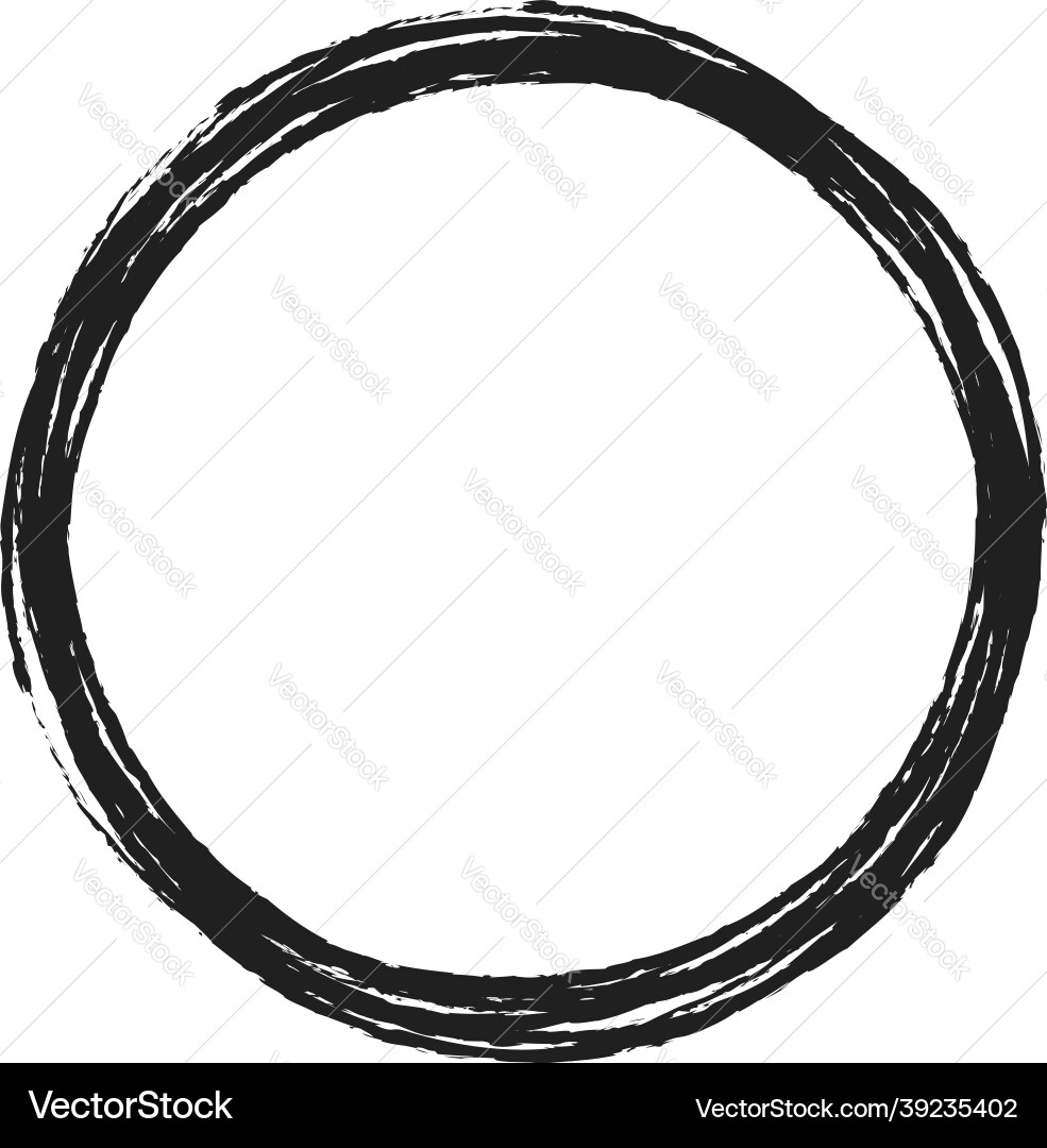 Sketch scribble sketchy grungy lines circles Vector Image