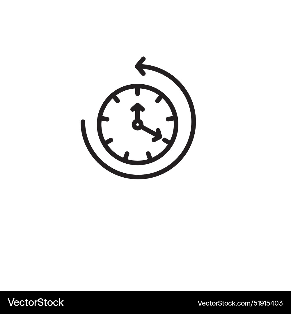 Counterclockwise rotation icon set collection Counterclockwise rotation icon set collection vector image