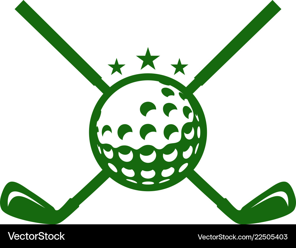 Golf Stick Icon Vector Image