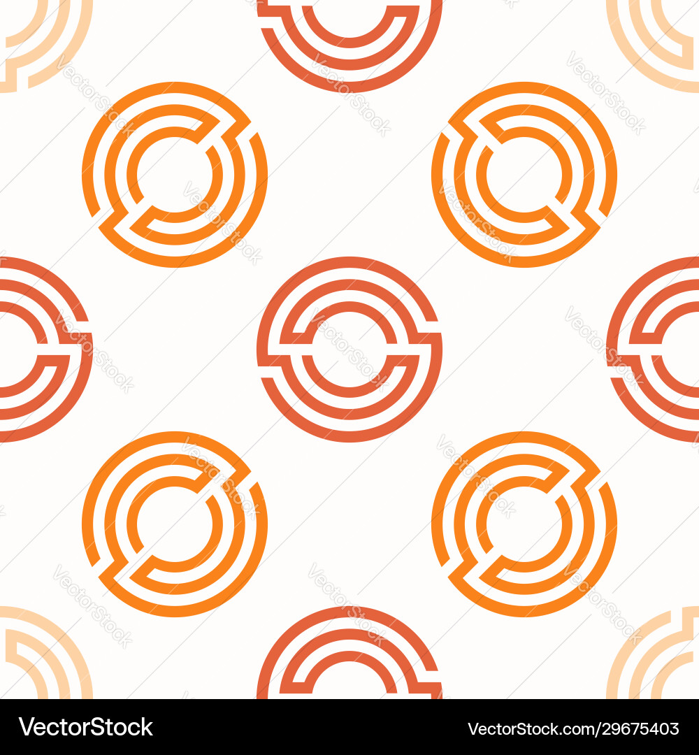 Seamless pattern background with geometric rounded Seamless pattern background with geometric rounded Vector Image