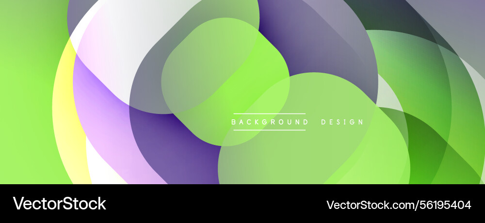 Abstract design features overlapping colorful Abstract design features overlapping colorful Vector Image