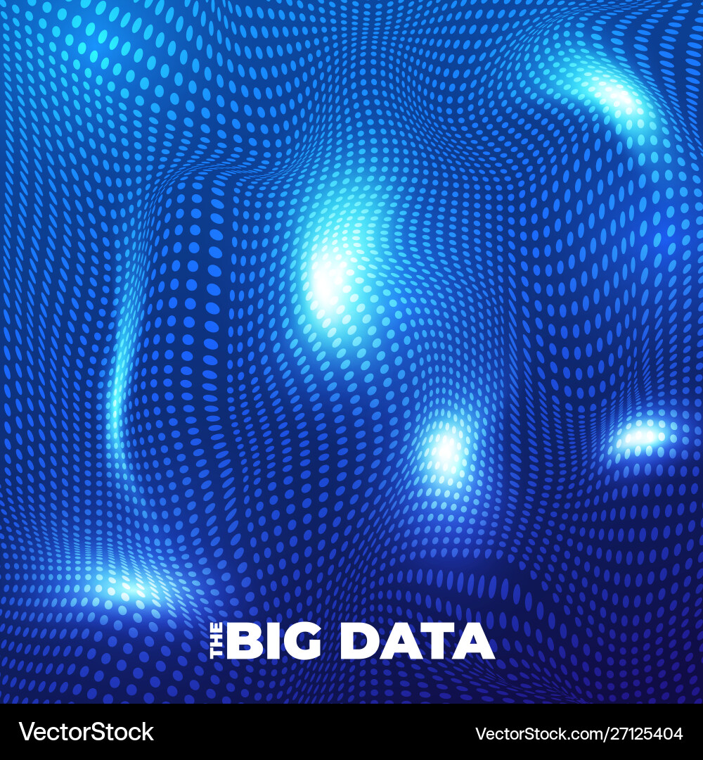 Concept big data analytics Concept big data analytics vector image