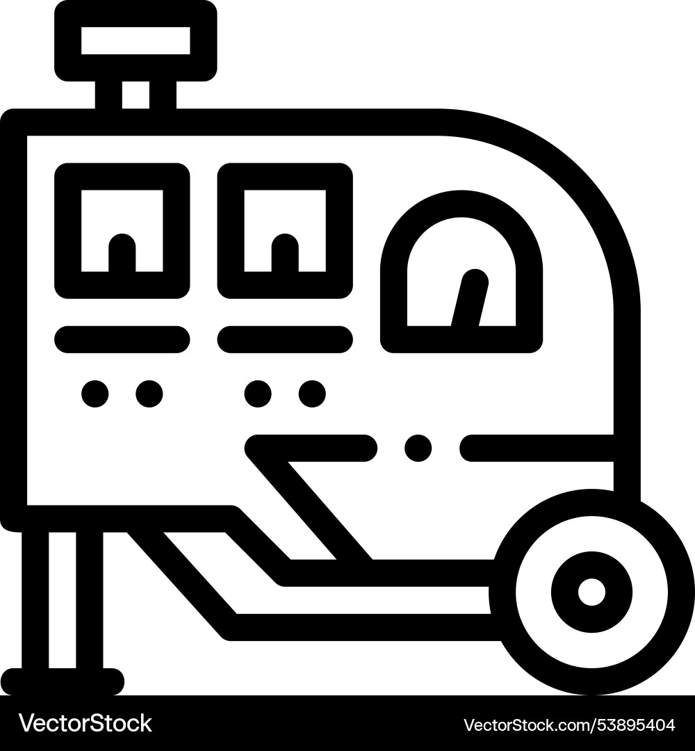 Genes icon thin linear style design isolated Genes icon thin linear style design isolated vector image