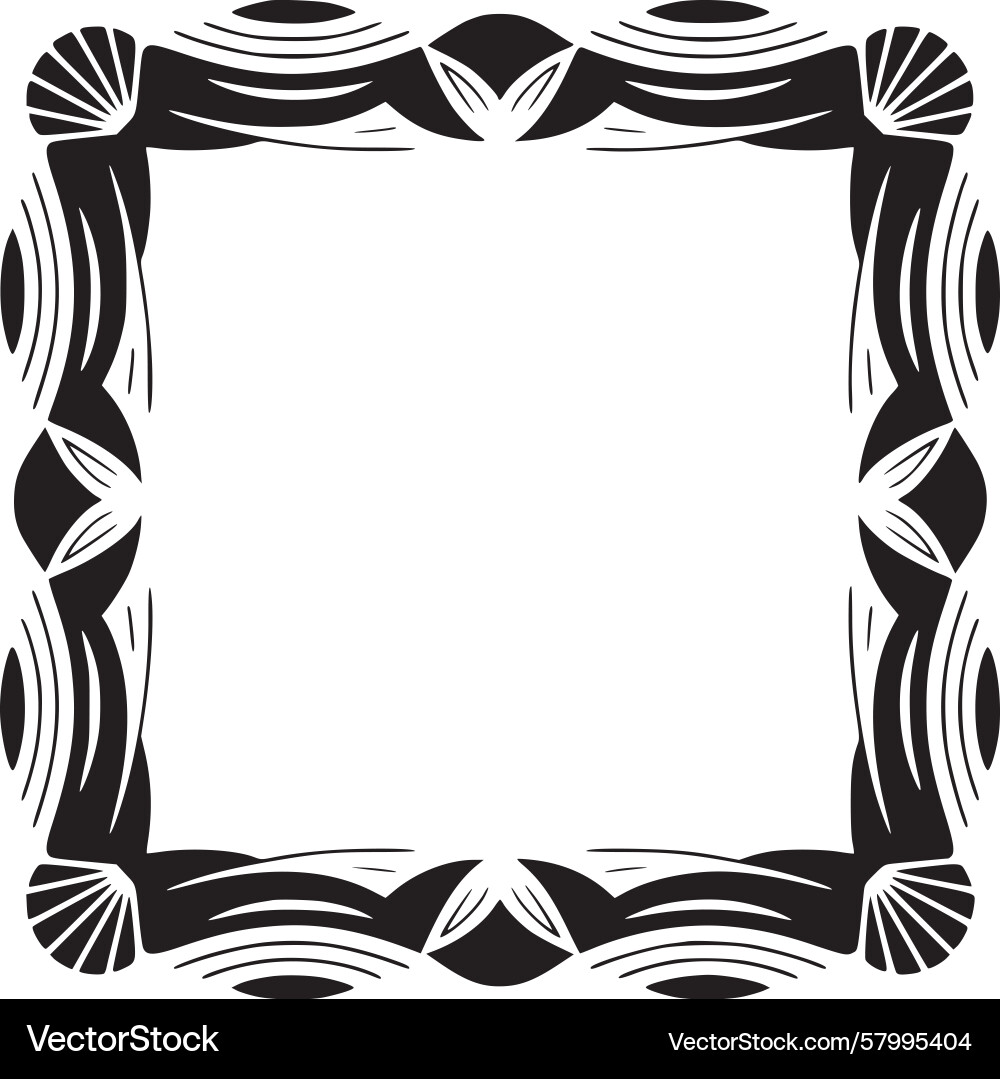 Geometric Frame Pattern Vector Image