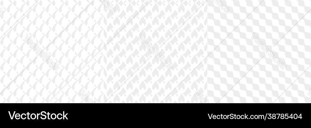 Set 3 seamlessly repeatable repetitive Set 3 seamlessly repeatable repetitive Vector Image