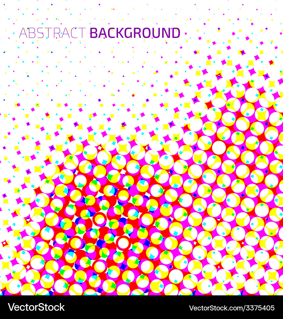 Abstract Halftone Pattern Background vector image