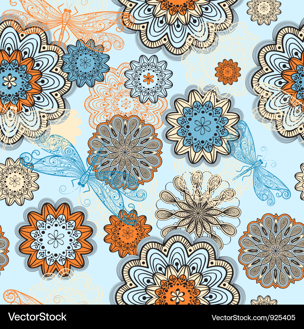 Seamless abstract pattern Vector Image
