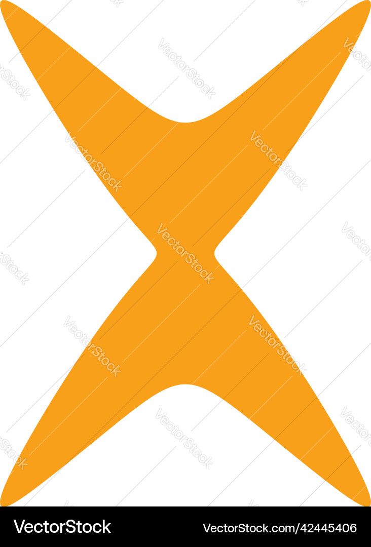 Abstract geometric icon symbol element shape Vector Image