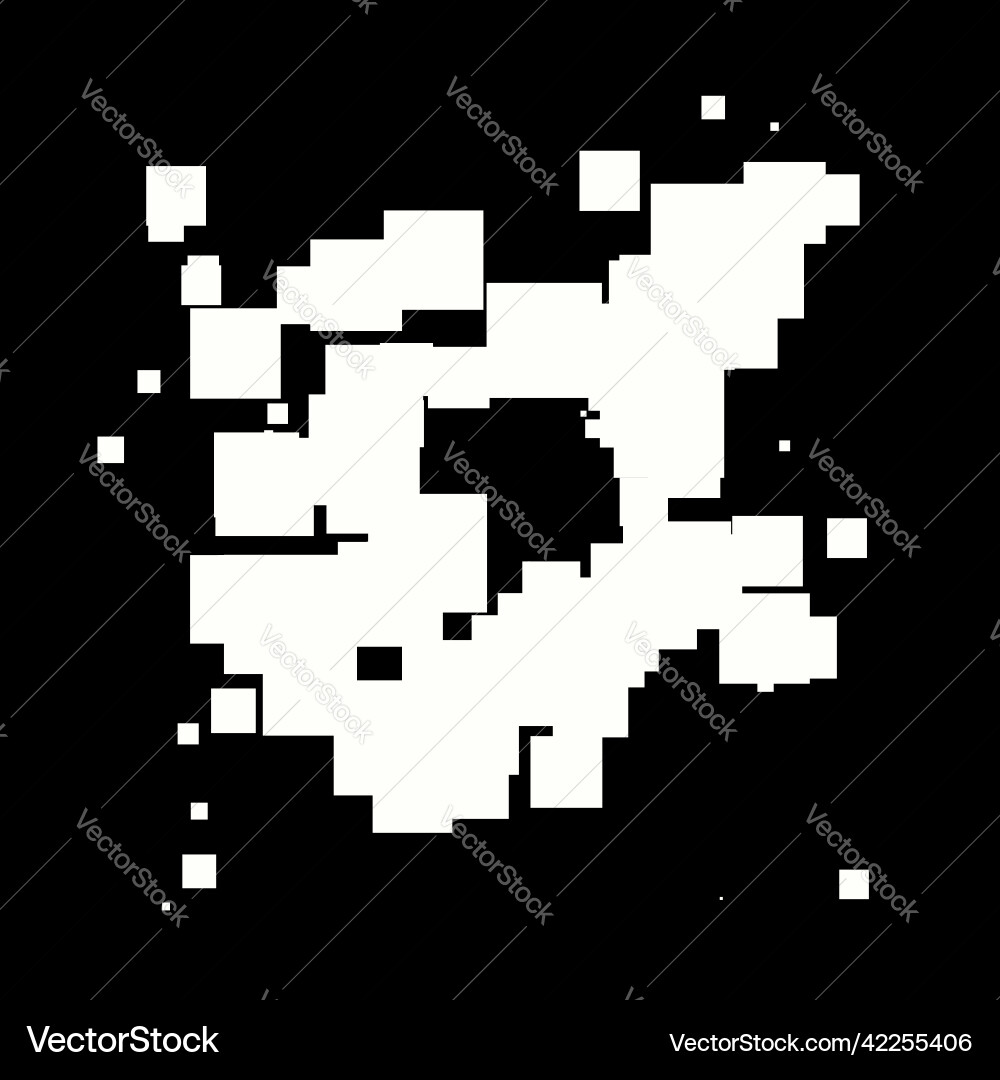 Abstract overlapping squares element Vector Image