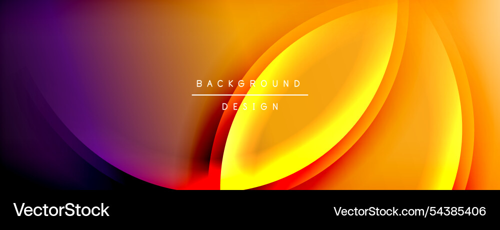 Bright rainbow style color gradient with curve Bright rainbow style color gradient with curve vector image
