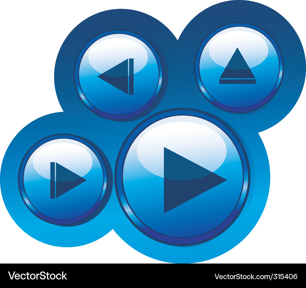 Buttons Vector Image