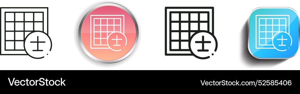 Chess icon thin linear regular and button style Chess icon thin linear regular and button style Vector Image