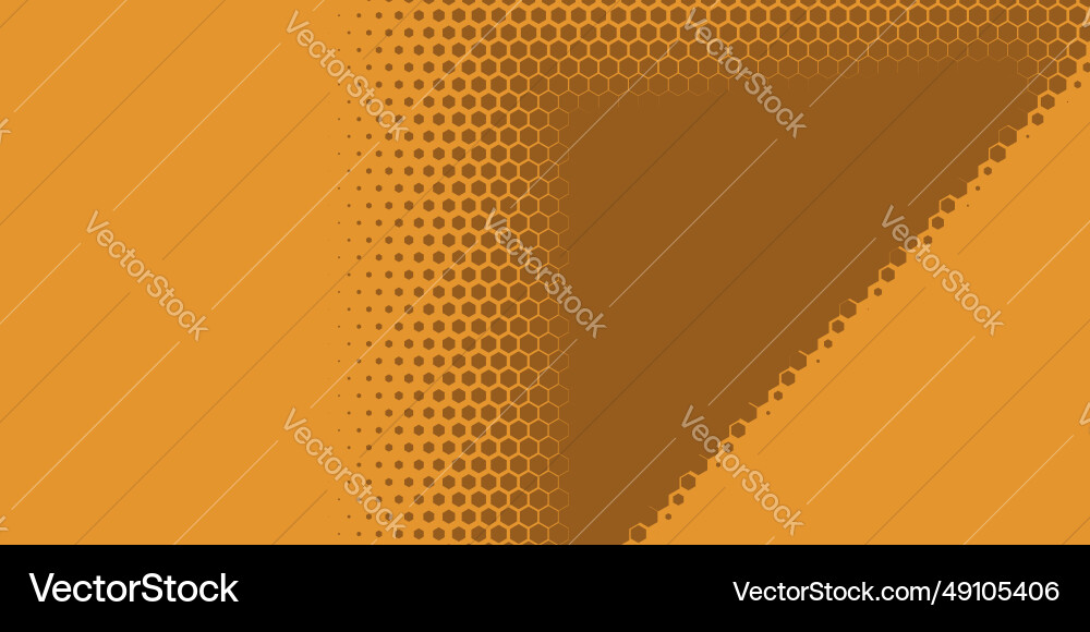 Geometric abstract hexagon two color background Vector Image