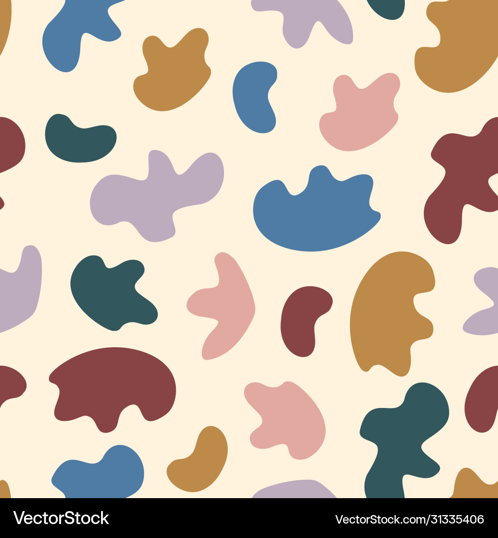 Simple geometric seamless pattern with abstract Vector Image