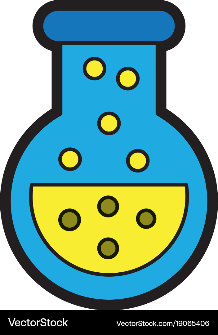 Video game flask potion elixir power Vector Image