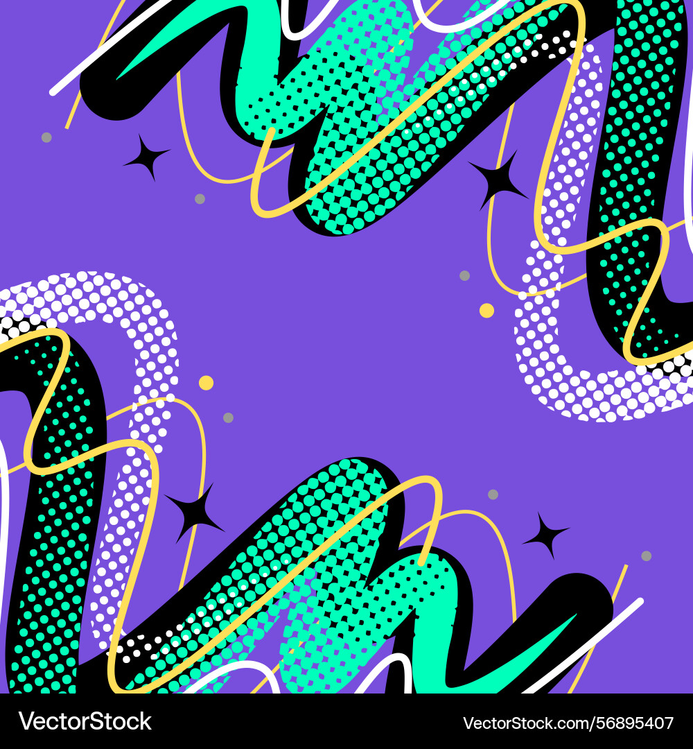 Creative abstract background with colorful lines Vector Image