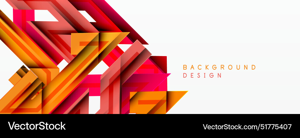 Dynamic lines geometric background Royalty Free Vector Image