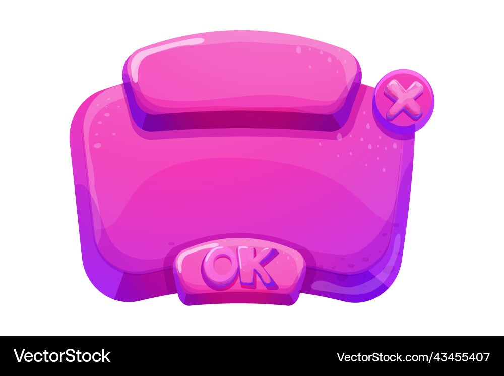 Jelly fantasy interface template game menu Jelly fantasy interface template game menu Vector Image