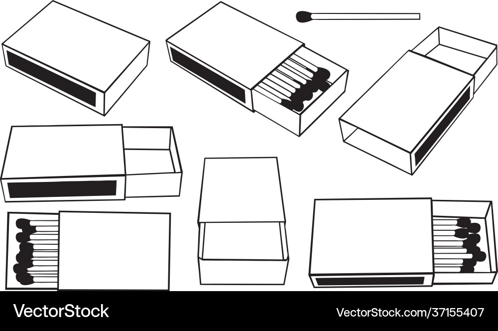 Matchbox vector image