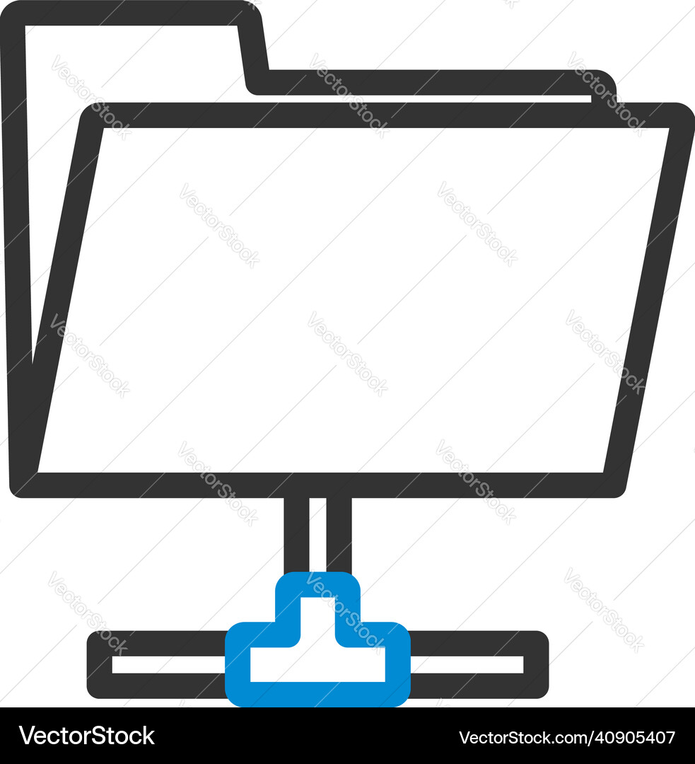 Shared folder icon Shared folder icon vector image