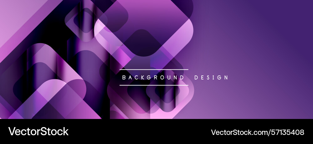 Abstract purple layers create dynamic background Vector Image