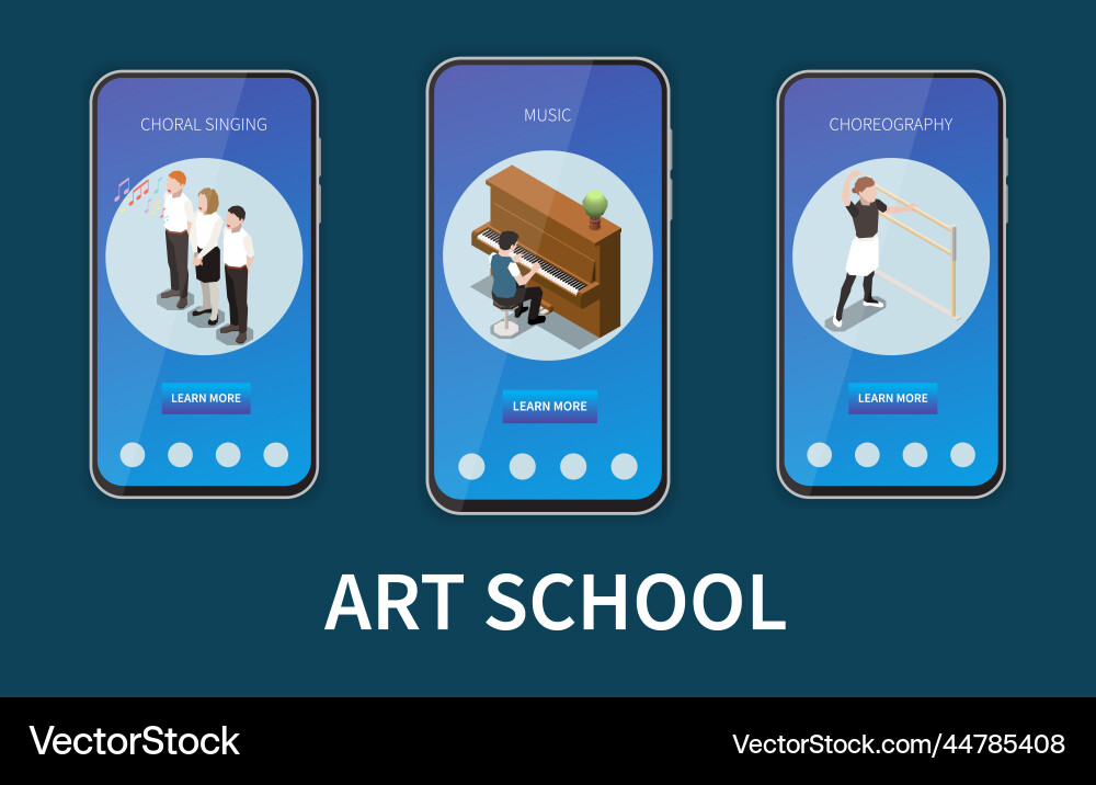 Art school banners set