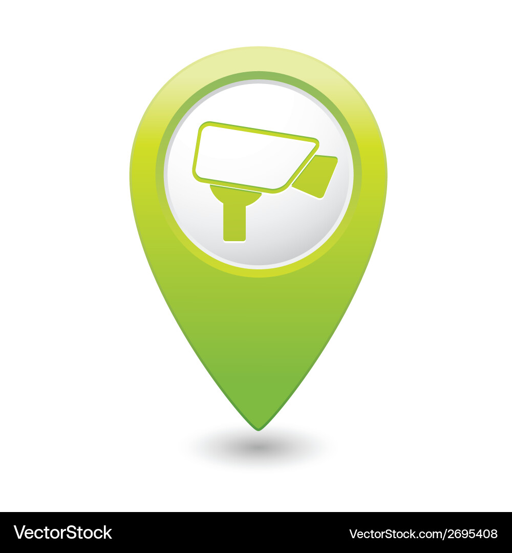Überwachungskamera Icon Vektorbild