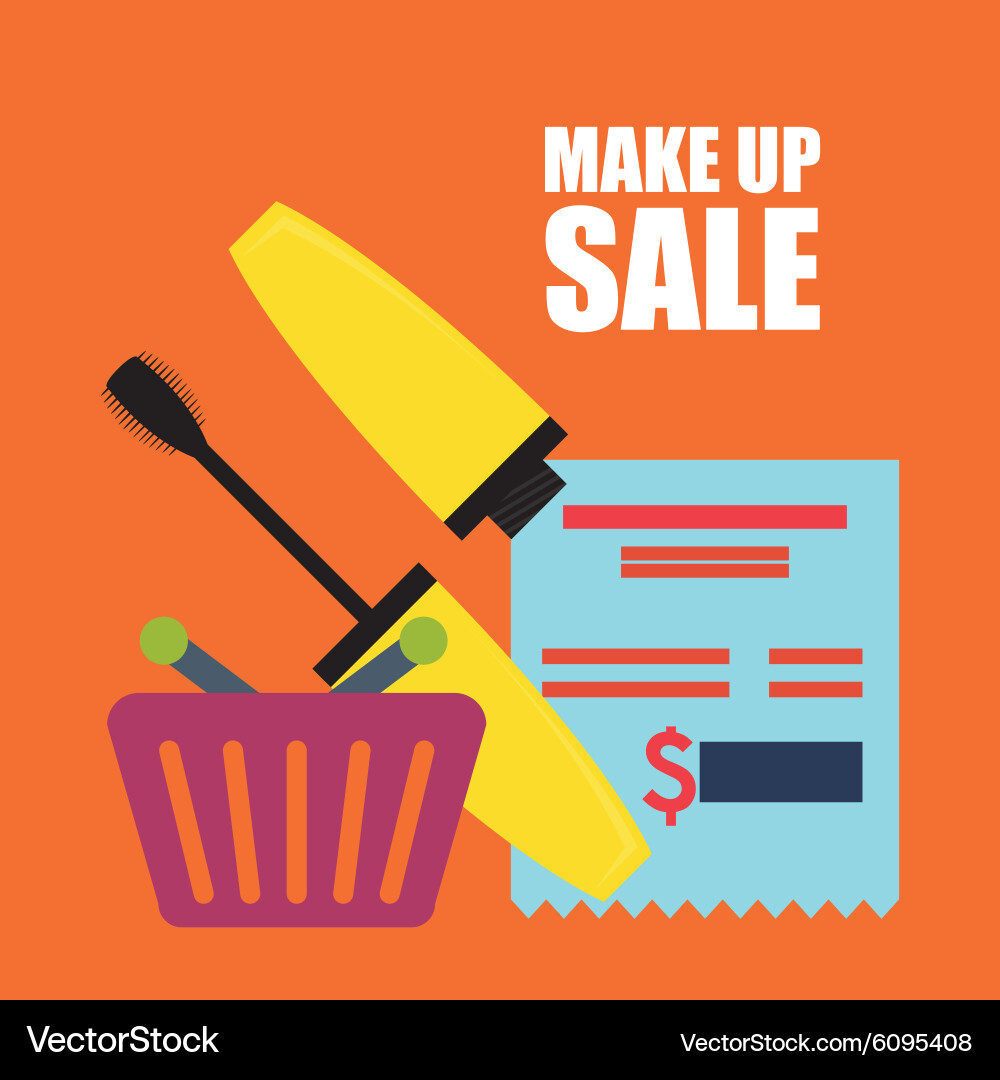 Make up design Vector Image