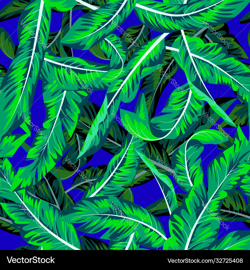 Seamless tropical bright pattern for textile Seamless tropical bright pattern for textile vector image