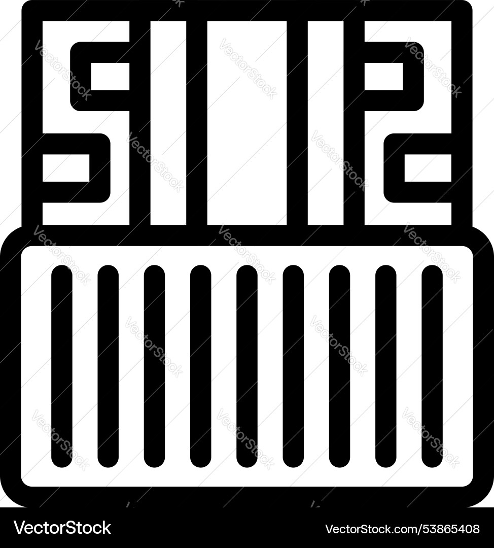 Sim card being inserted into reader icon Sim card being inserted into reader icon vector image