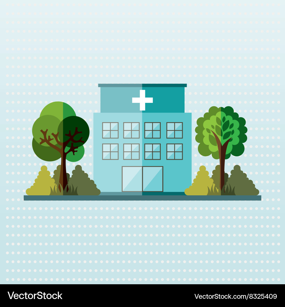Building front design Vector Image