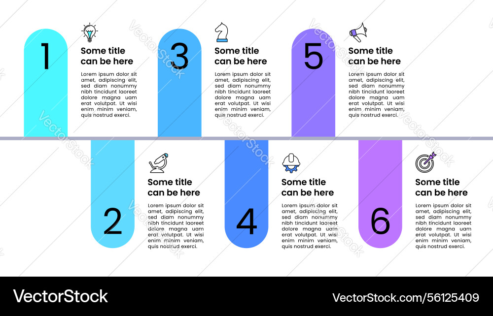 Infographic template horizontal line with numbers Infographic template horizontal line with numbers vector image