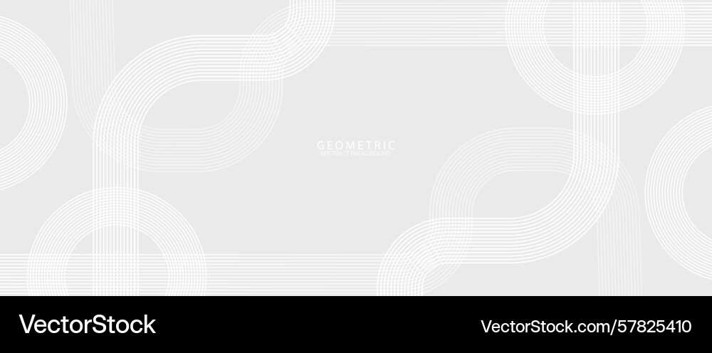 Grey abstract background with white circle lines Grey abstract background with white circle lines vector image
