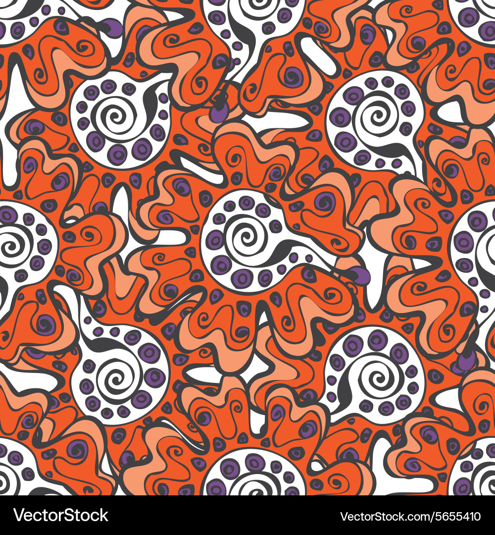 Seamless pattern with beautiful flowers Vector Image