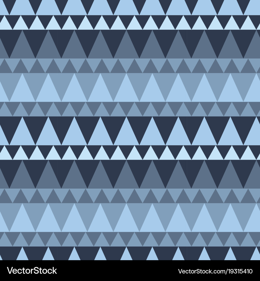 Triangular forest mountain seamless pattern Vector Image