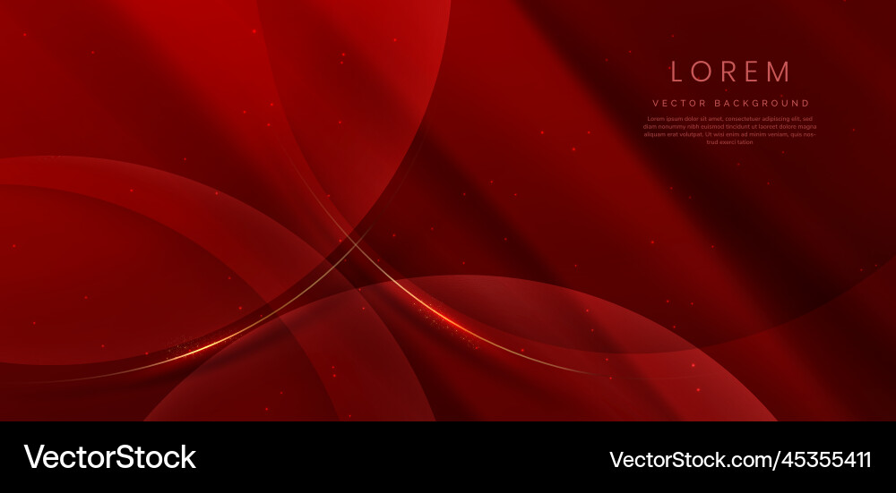 Abstract 3d curved red shape on background Abstract 3d curved red shape on background vector image