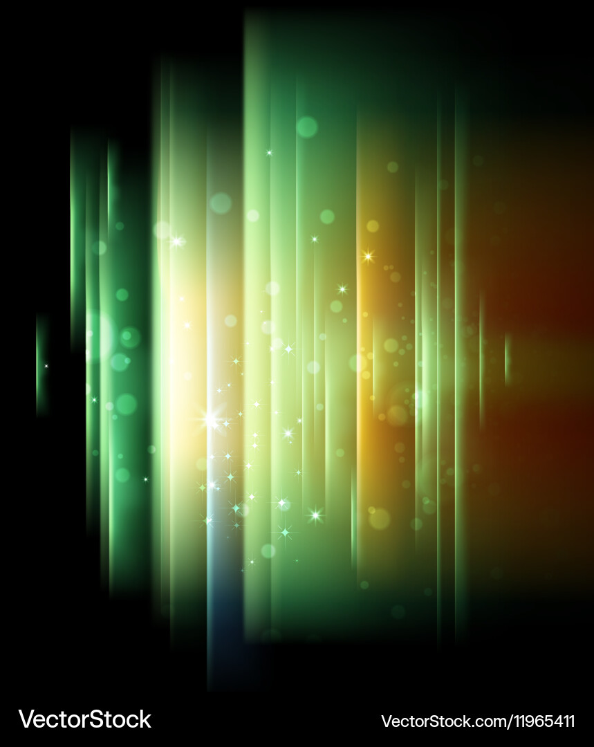Abstract design with neon lines Vector Image