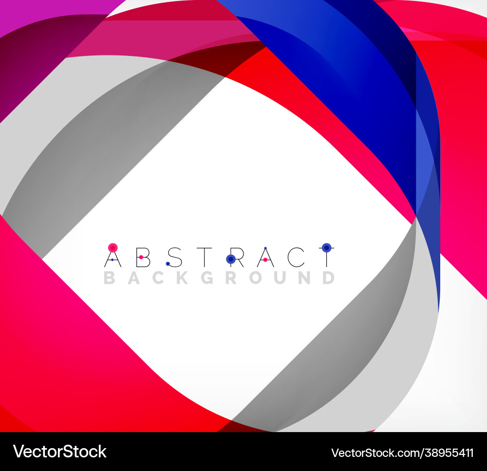 Abstract square shape with overlapping waves Abstract square shape with overlapping waves Vector Image
