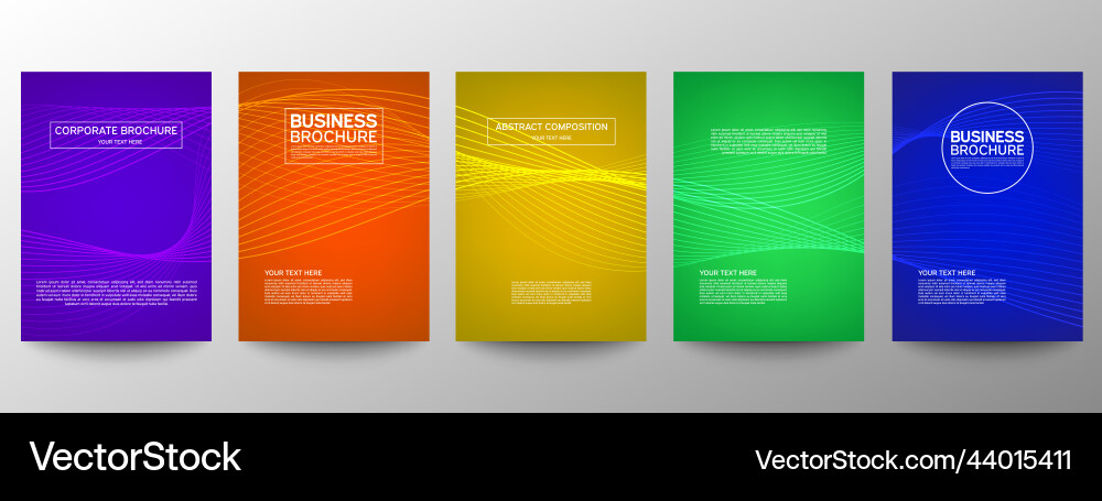 Cover geometric minimal set abstract line pattern Cover geometric minimal set abstract line pattern Vector Image