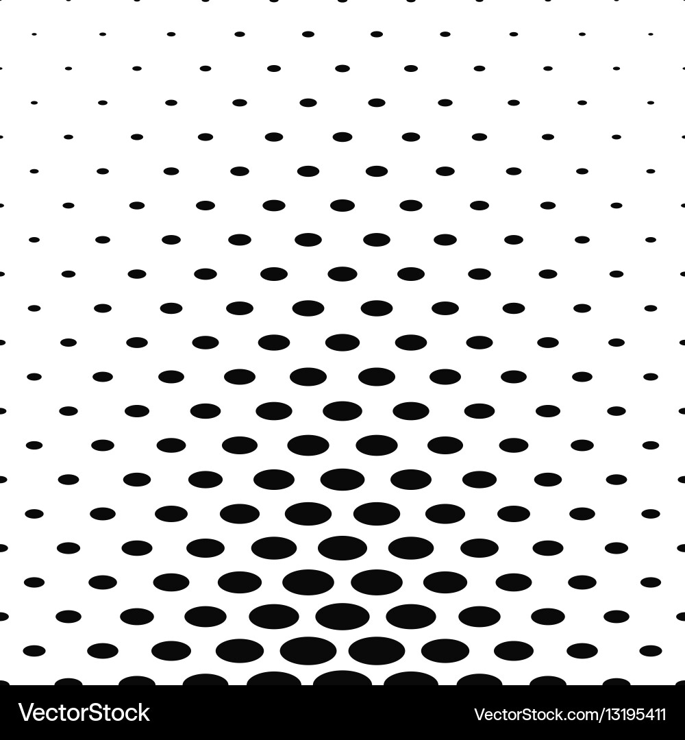 Monochrome abstract ellipse pattern background Vector Image