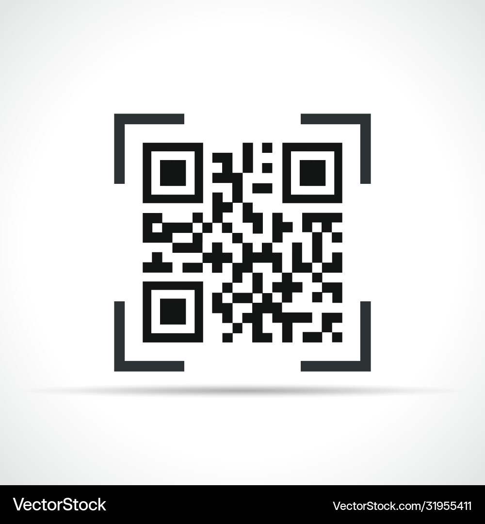 Qr code icon symbol Vector Image