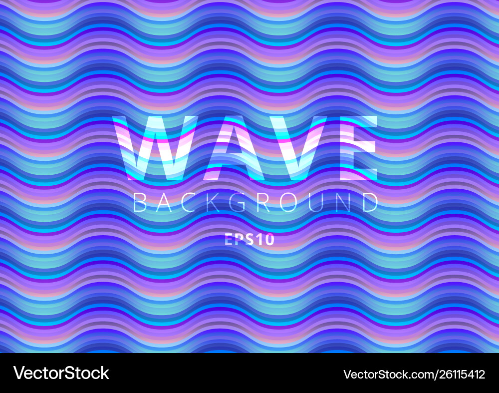Abstract Fluid Wave Background vector image
