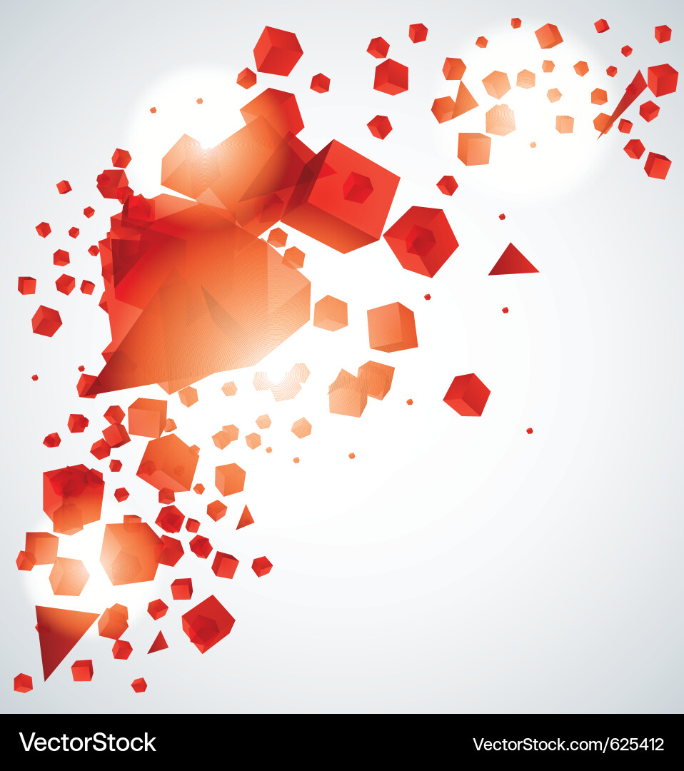 Geometric Fragment Background vector image