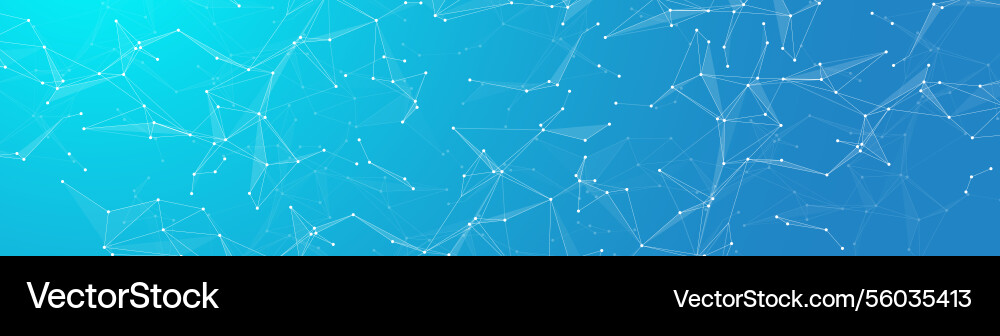 Global network connection banner design template Global network connection banner design template vector image