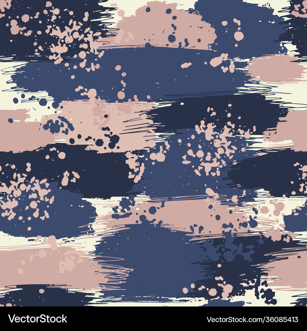 Seamless camouflage pattern repeating digital Vector Image