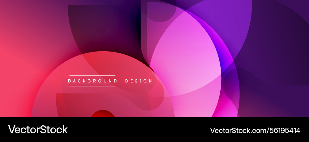 Abstract composition featuring overlapping Abstract composition featuring overlapping vector image
