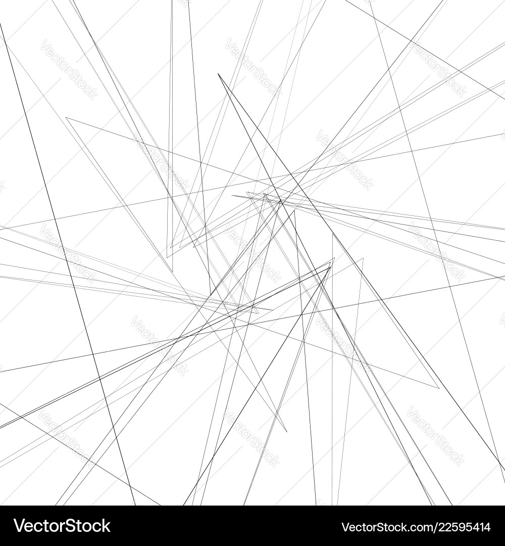 Abstract monochrome element with thin Vector Image