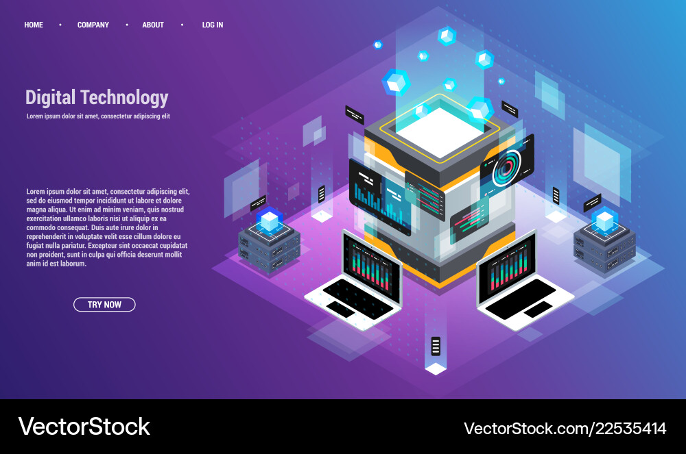 Analysis and investment data visualization Analysis and investment data visualization vector image