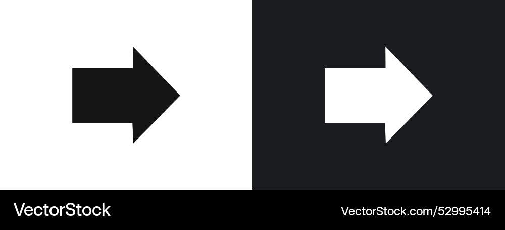Arrow icon linear graphics set in black vector image